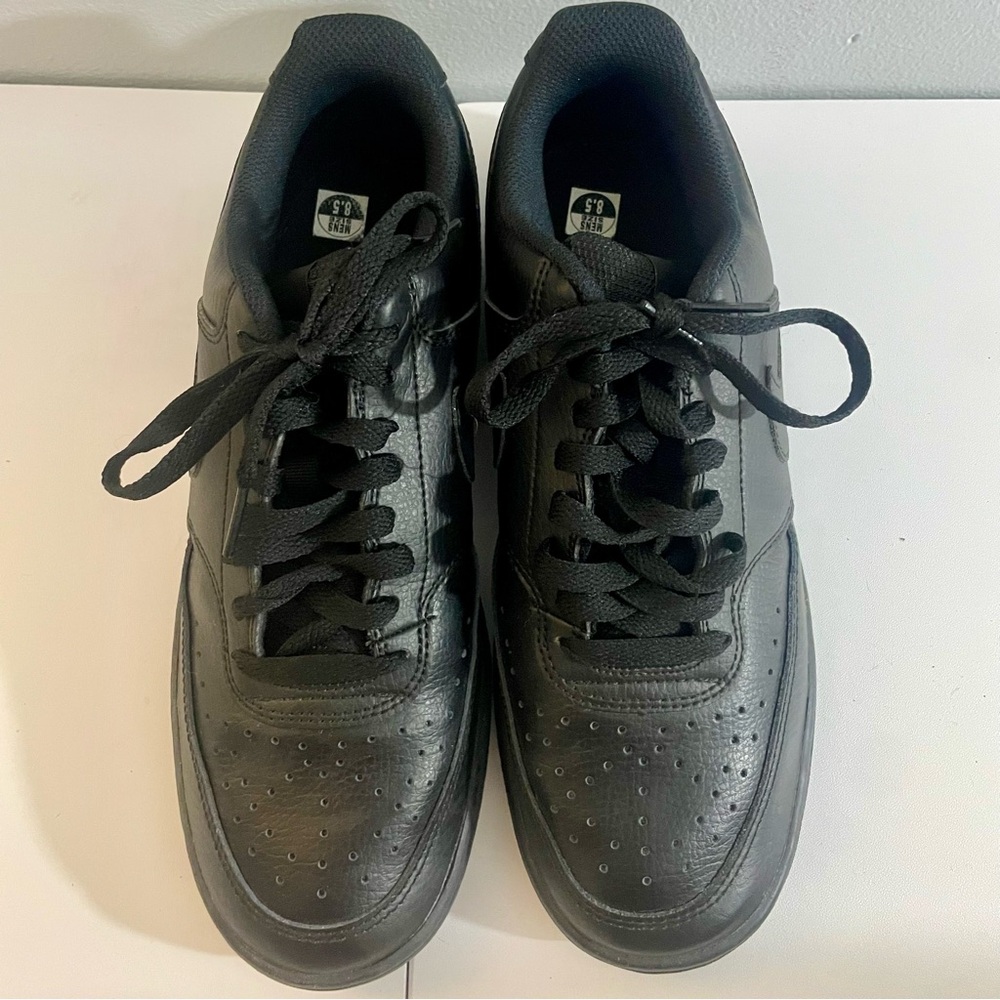 Nike Court Vision Sneakers — All Black, Worn Once - Picture 2 of 5